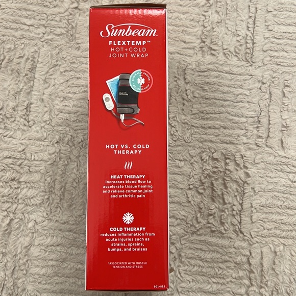 Sunbeam Heating Pad Wrap and cold pack for Joint Pain Relief, Auto Shut Off, New - Picture 3 of 16